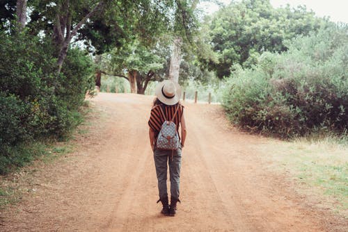 woman walking