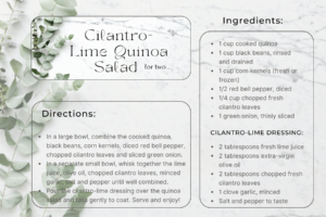 Cilantro-Lime Quinoa Salad