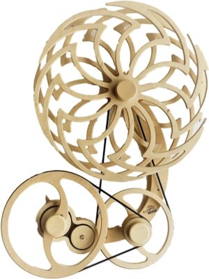 Spring Flower Kinetic Wood Sculpture