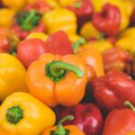 Saffron and Spinach Stuffed Bell Peppers