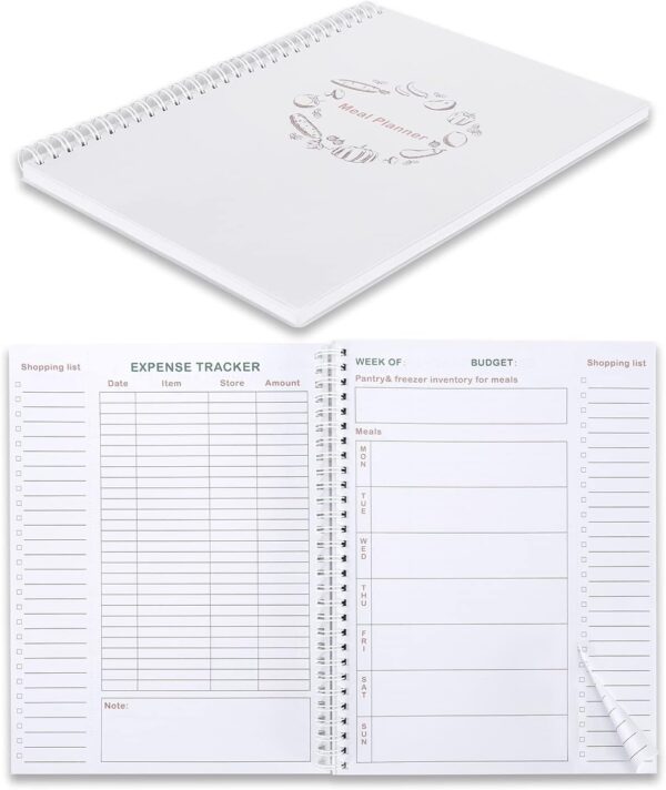 Weekly Meal Planner Notebook pages