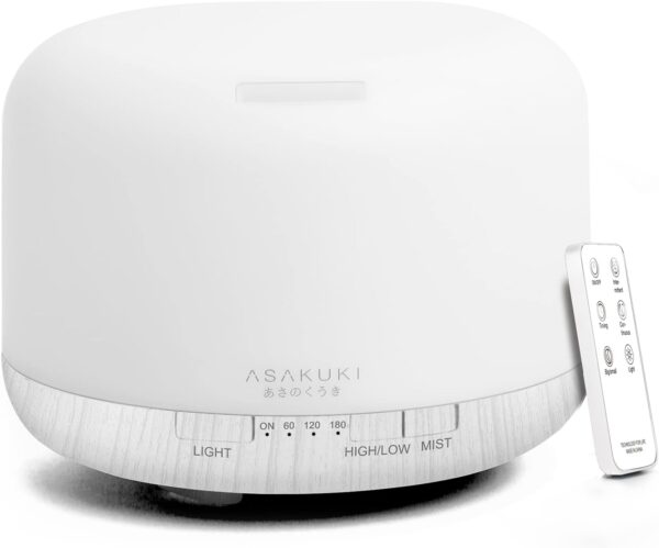 ASAKUKI 500ml Premium Essential Oil Diffuser from Amazon