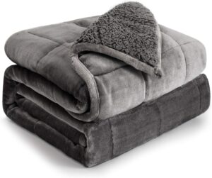 Sherpa Fleece Weighted Blanket