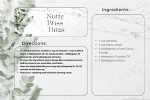 Nutty Bliss Bites Recipe