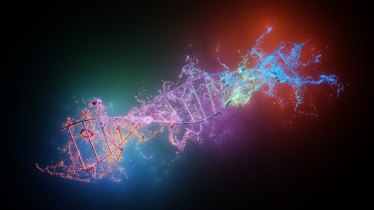 Colorful DNA strand for What is Genetic Testing for Personalized Wellness post